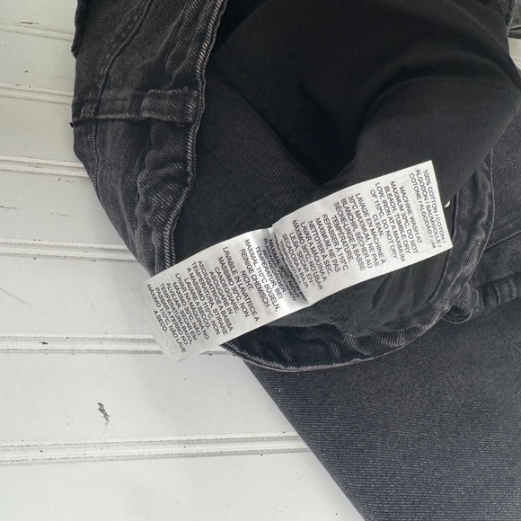 NEW Editked Ayla Low Rise Carpenter Jeans Black Small - Picture 10 of 12